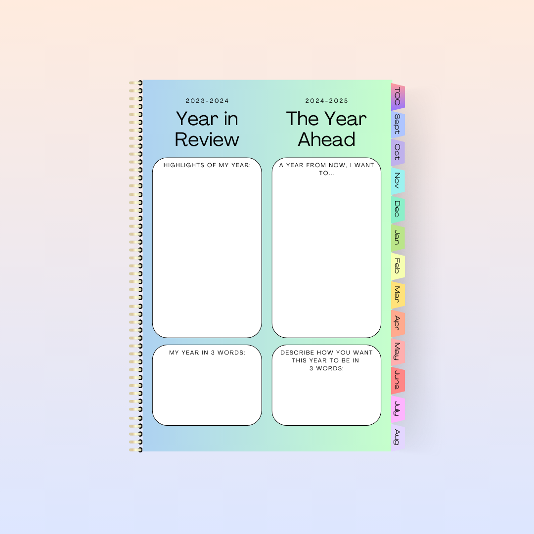 Digital 2024/25 Service Year Planner